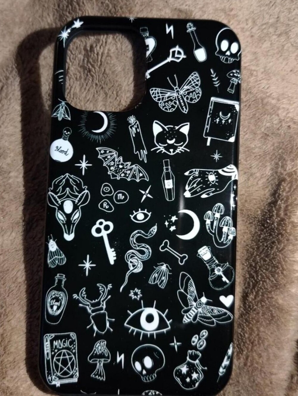 iPhone 14 Pro Max Black Gothic Occult Witchcraft Phone Case